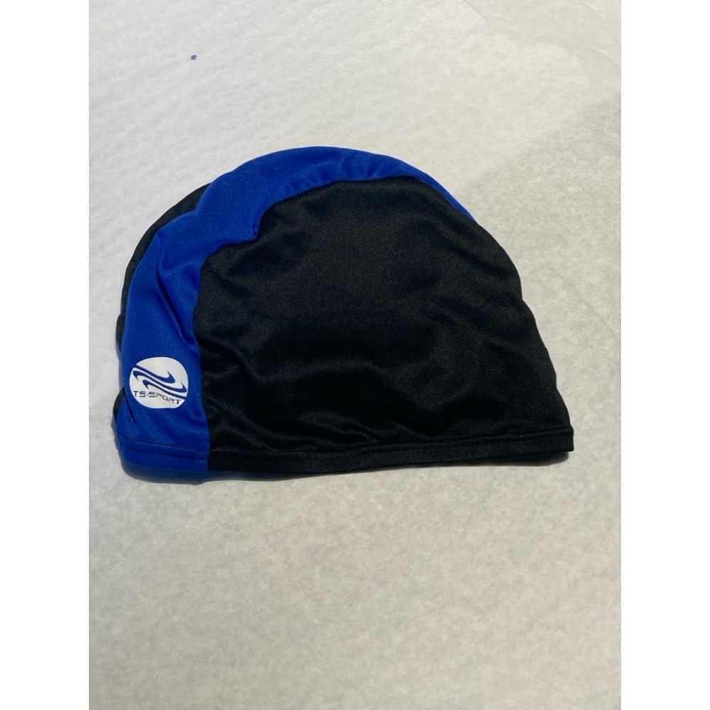 Unisex TS-Sport Swim Cap One Size Black & Blue